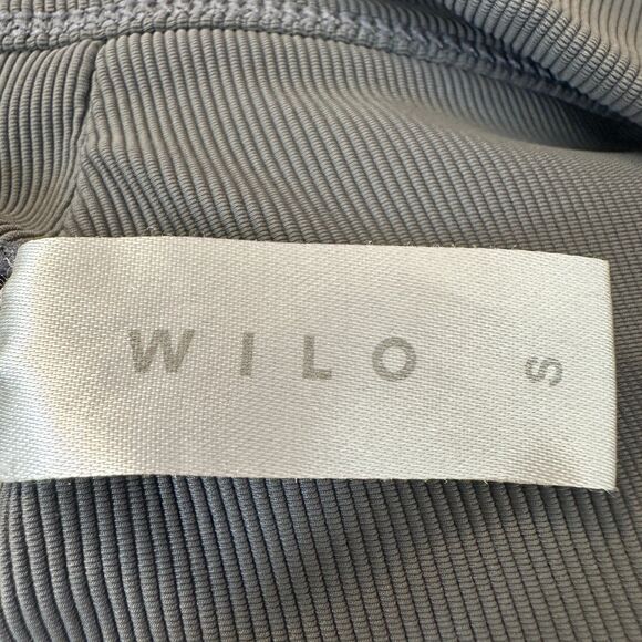 Wilo Charcoal Grey Racerback Long Line Sports Bra Size Small - Picture 4 of 5